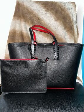 Christian Louboutin Cabata Soft Leather Tote w/COA